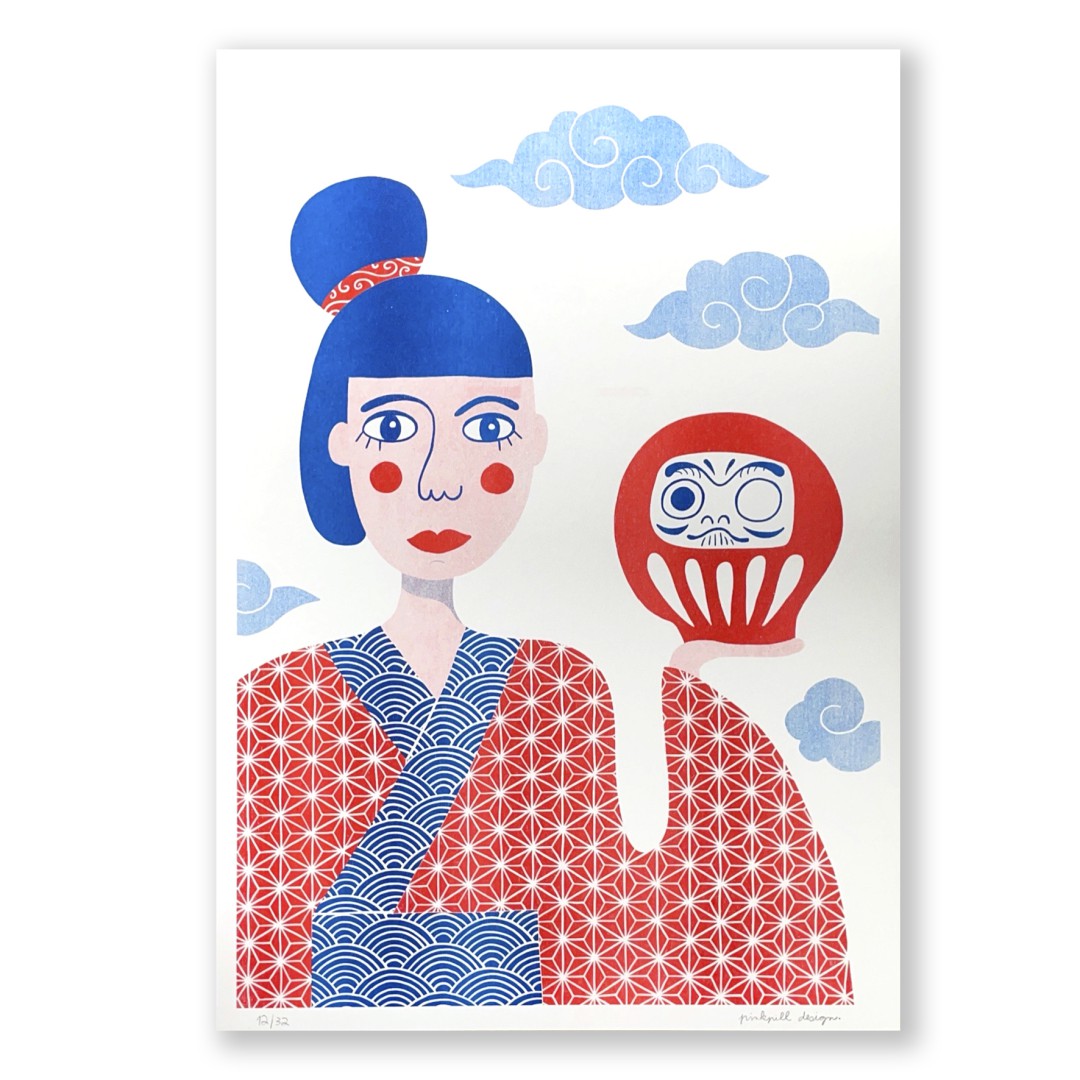 Daruma (žena) Riso A3